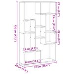 Casa si Gradina - Mobilier - Biblioteci si rafturi - Biblioteci - Biblioteca, lemn vechi, 72x20x120 cm, lemn prelucrat - Infinity.ro