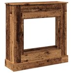 Casa si Gradina - Termice - Sobe, Seminee si accesorii - Accesorii seminee si sobe - Masca de semineu, lemn vechi, 90x30x90 cm, lemn prelucrat - Infinity.ro