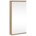 Casa si Gradina - Mobilier - Mobilier baie - Corpuri baie - Dulap de colt cu oglinda pentru baie, stejar, 30x24x60 cm - Infinity.ro