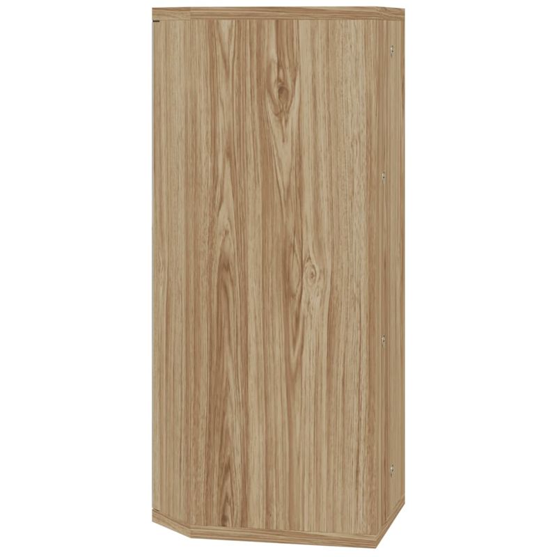 Casa si Gradina - Mobilier - Mobilier baie - Corpuri baie - Dulap de colt cu oglinda pentru baie, stejar, 30x24x60 cm - Infinity.ro