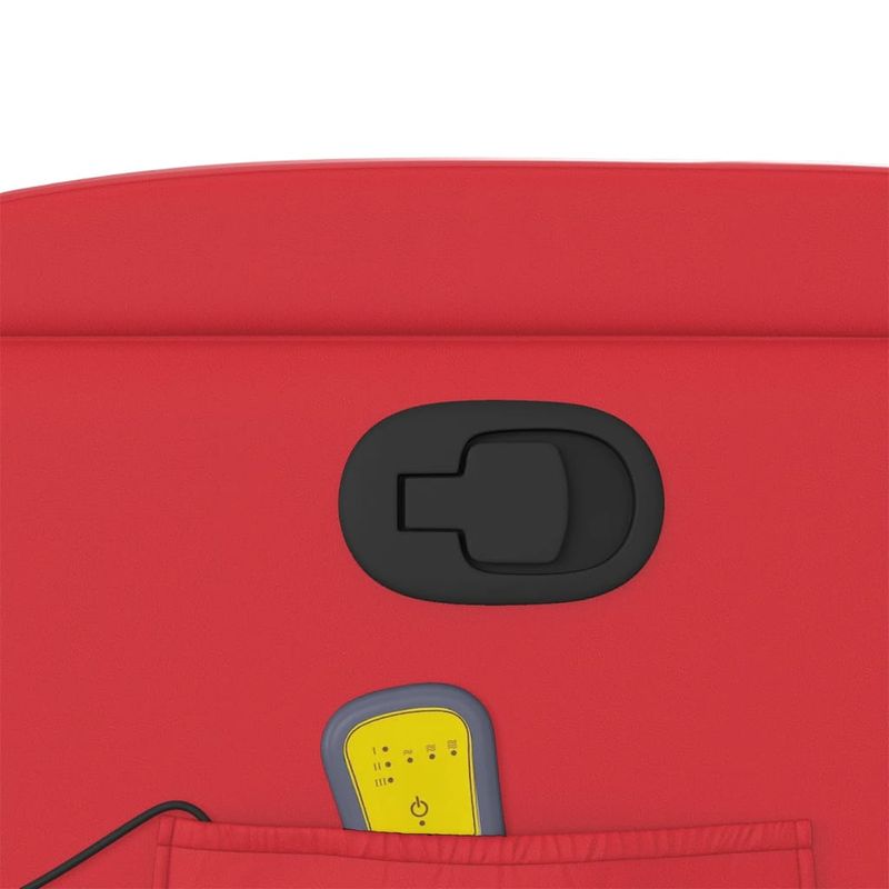 Ingrijire personala si Cosmetice - Sanatate si wellness - Articole wellness - Fotolii de masaj - Fotoliu de masaj rabatabil, rosu, piele ecologica - Infinity.ro