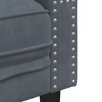 Casa si Gradina - Mobilier - Seturi de mobilier - Seturi living - Set canapele Chesterfield cu perne rulou, 2 piese, catifea, gri închis - Infinity.ro