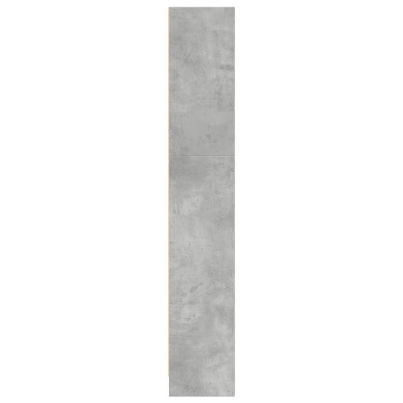 Casa si Gradina - Mobilier - Biblioteci si rafturi - Biblioteci - Biblioteca, gri beton, 40x24x143 cm, lemn prelucrat - Infinity.ro
