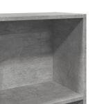 Casa si Gradina - Mobilier - Biblioteci si rafturi - Biblioteci - Biblioteca, gri beton, 40x24x143 cm, lemn prelucrat - Infinity.ro