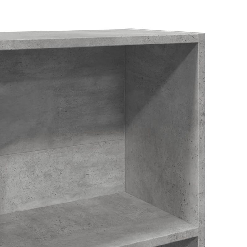 Casa si Gradina - Mobilier - Biblioteci si rafturi - Biblioteci - Biblioteca, gri beton, 40x24x143 cm, lemn prelucrat - Infinity.ro