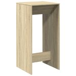 Casa si Gradina - Mobilier - Mese si birouri - Mese bucatarie si dining - Masa bar, stejar sonoma, 51x50x103,5 cm, lemn prelucrat - Infinity.ro