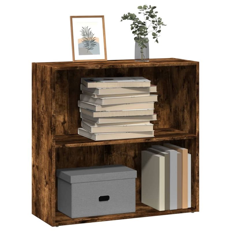 Casa si Gradina - Mobilier - Biblioteci si rafturi - Biblioteci - Biblioteca, stejar fumuriu, 80x30x77 cm, lemn prelucrat - Infinity.ro