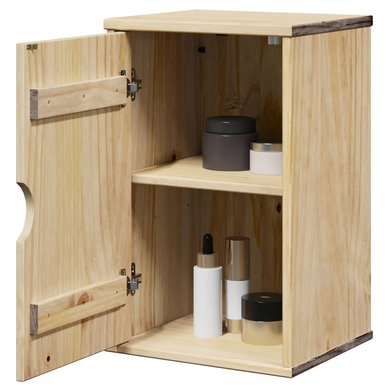Casa si Gradina - Mobilier - Mobilier baie - Comode baie - Dulap de baie de perete "OTTA", 35x30x55 cm, lemn masiv de pin - Infinity.ro