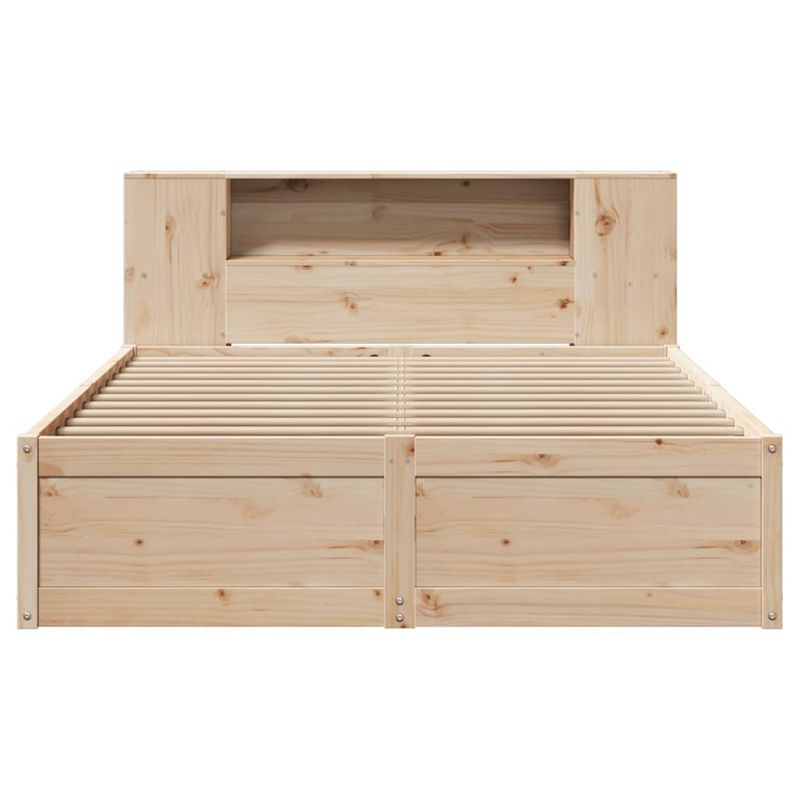 Casa si Gradina - Mobilier - Paturi si accesorii - Paturi - Cadru de pat fara saltea, 140x190 cm, lemn masiv de pin - Infinity.ro