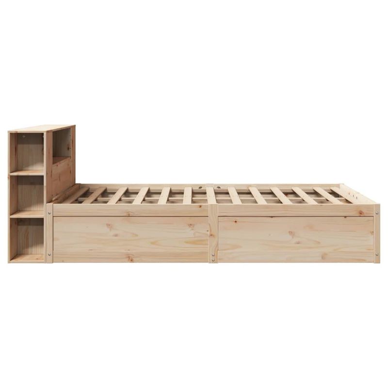 Casa si Gradina - Mobilier - Paturi si accesorii - Paturi - Cadru de pat fara saltea, 140x190 cm, lemn masiv de pin - Infinity.ro