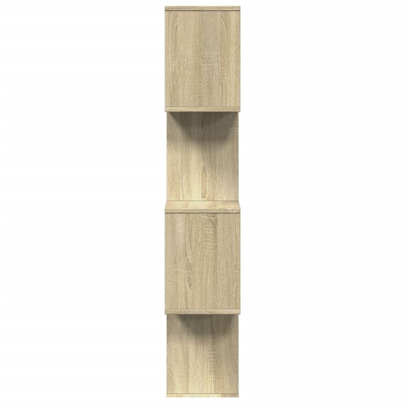 Casa si Gradina - Mobilier - Biblioteci si rafturi - Biblioteci - Biblioteca/separator 4 niveluri stejar sonoma 70x24x129cm lemn - Infinity.ro