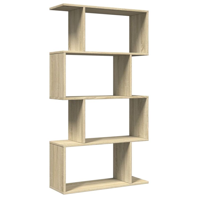 Casa si Gradina - Mobilier - Biblioteci si rafturi - Biblioteci - Biblioteca/separator 4 niveluri stejar sonoma 70x24x129cm lemn - Infinity.ro