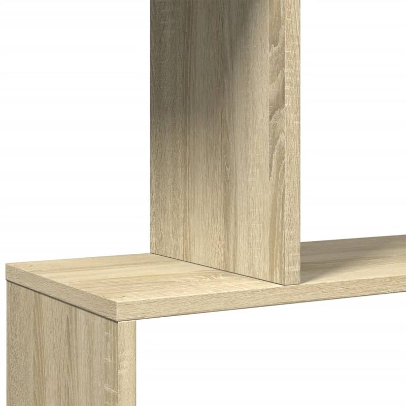 Casa si Gradina - Mobilier - Biblioteci si rafturi - Biblioteci - Biblioteca/separator 4 niveluri stejar sonoma 70x24x129cm lemn - Infinity.ro