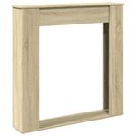 Casa si Gradina - Termice - Sobe, Seminee si accesorii - Accesorii seminee si sobe - Masca de semineu, stejar sonoma, 100x20x100 cm, lemn prelucrat - Infinity.ro