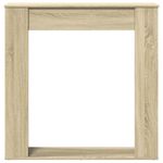 Casa si Gradina - Termice - Sobe, Seminee si accesorii - Accesorii seminee si sobe - Masca de semineu, stejar sonoma, 100x20x100 cm, lemn prelucrat - Infinity.ro