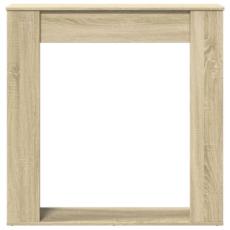 Casa si Gradina - Termice - Sobe, Seminee si accesorii - Accesorii seminee si sobe - Masca de semineu, stejar sonoma, 100x20x100 cm, lemn prelucrat - Infinity.ro
