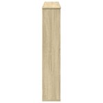 Casa si Gradina - Termice - Sobe, Seminee si accesorii - Accesorii seminee si sobe - Masca de semineu, stejar sonoma, 100x20x100 cm, lemn prelucrat - Infinity.ro