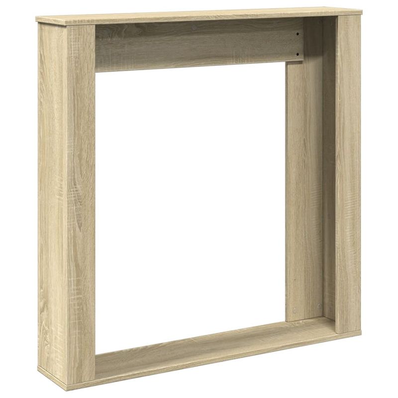 Casa si Gradina - Termice - Sobe, Seminee si accesorii - Accesorii seminee si sobe - Masca de semineu, stejar sonoma, 100x20x100 cm, lemn prelucrat - Infinity.ro