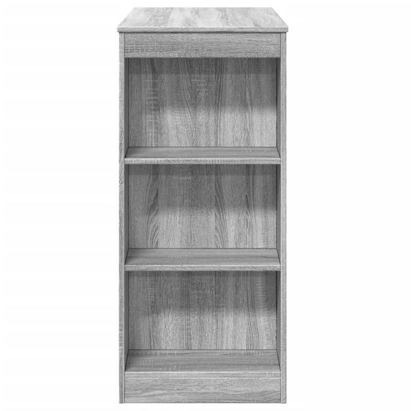 Casa si Gradina - Mobilier - Mese si birouri - Mese bucatarie si dining - Masa bar cu rafturi, gri sonoma, 95x47x103,5 cm, lemn prelucrat - Infinity.ro