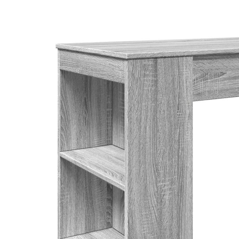 Casa si Gradina - Mobilier - Mese si birouri - Mese bucatarie si dining - Masa bar cu rafturi, gri sonoma, 95x47x103,5 cm, lemn prelucrat - Infinity.ro