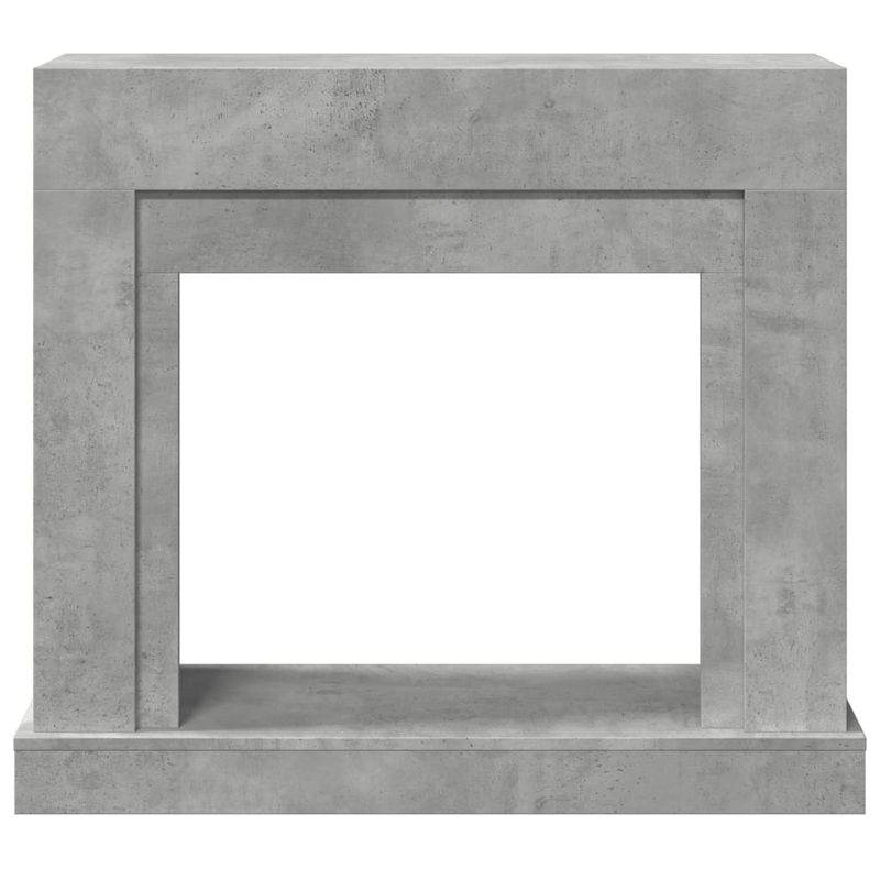 Casa si Gradina - Termice - Sobe, Seminee si accesorii - Accesorii seminee si sobe - Masca de semineu, gri beton, 100x30x87,5 cm, lemn prelucrat - Infinity.ro