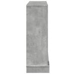 Casa si Gradina - Termice - Sobe, Seminee si accesorii - Accesorii seminee si sobe - Masca de semineu, gri beton, 100x30x87,5 cm, lemn prelucrat - Infinity.ro
