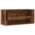 Casa si Gradina - Mobilier - Organizare si depozitare - Organizator incaltaminte - Bancheta de pantofi, lemn vechi, 100x35x45 cm, lemn prelucrat - Infinity.ro