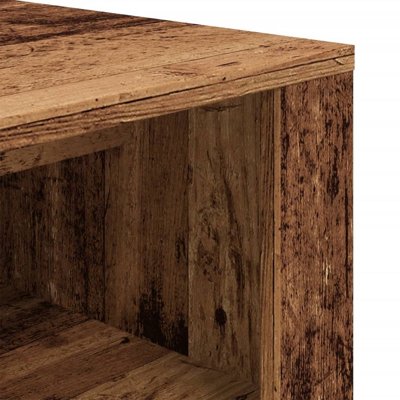 Casa si Gradina - Mobilier - Organizare si depozitare - Organizator incaltaminte - Bancheta de pantofi, lemn vechi, 100x35x45 cm, lemn prelucrat - Infinity.ro