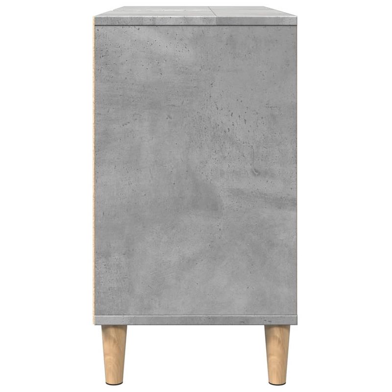 Casa si Gradina - Mobilier - Mobilier baie - Corpuri baie - Dulap pentru baie, gri beton, 80x33x60 cm, lemn compozit - Infinity.ro