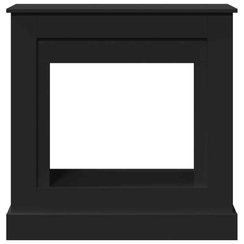 Casa si Gradina - Termice - Sobe, Seminee si accesorii - Accesorii seminee si sobe - Masca de semineu, negru, 90x30x90 cm, lemn prelucrat - Infinity.ro