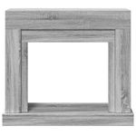 Casa si Gradina - Termice - Sobe, Seminee si accesorii - Accesorii seminee si sobe - Masca de semineu, sonoma gri, 100x30x87,5 cm, lemn prelucrat - Infinity.ro
