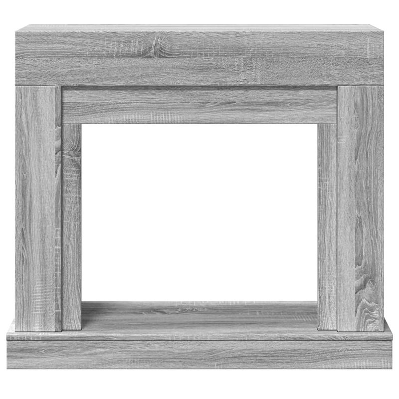Casa si Gradina - Termice - Sobe, Seminee si accesorii - Accesorii seminee si sobe - Masca de semineu, sonoma gri, 100x30x87,5 cm, lemn prelucrat - Infinity.ro