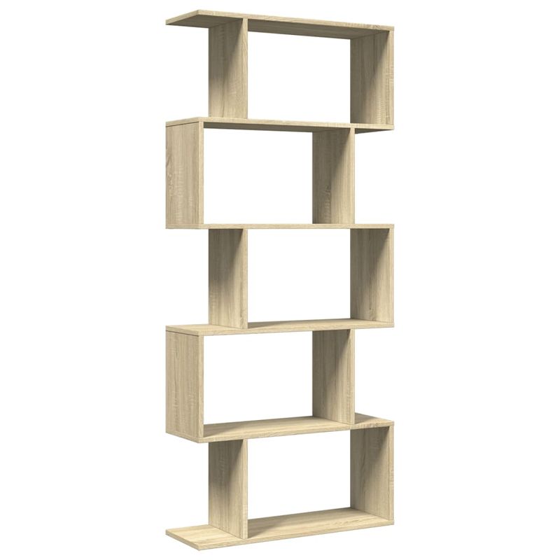 Casa si Gradina - Mobilier - Biblioteci si rafturi - Biblioteci - Biblioteca/separator 5 niveluri stejar sonoma 70x24x161 cm lemn - Infinity.ro