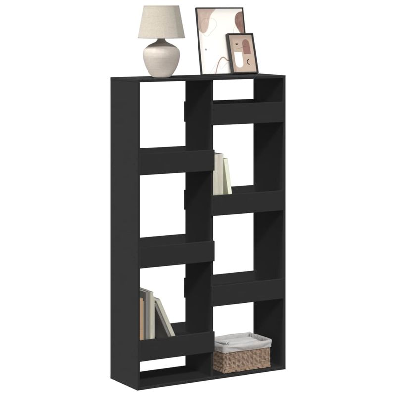 Casa si Gradina - Mobilier - Biblioteci si rafturi - Biblioteci - Biblioteca, negru, 100x33x175 cm, lemn prelucrat - Infinity.ro