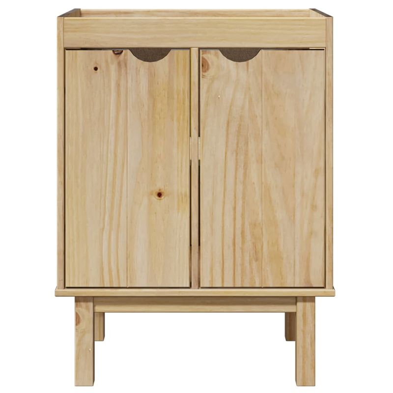 Casa si Gradina - Mobilier - Mobilier baie - Comode baie - Comoda pentru chiuveta de baie „OTTA” 59x40x80 cm lemn masiv pin - Infinity.ro