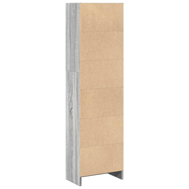 Casa si Gradina - Mobilier - Biblioteci si rafturi - Biblioteci - Biblioteca, gri sonoma, 40x24x143 cm, lemn prelucrat - Infinity.ro