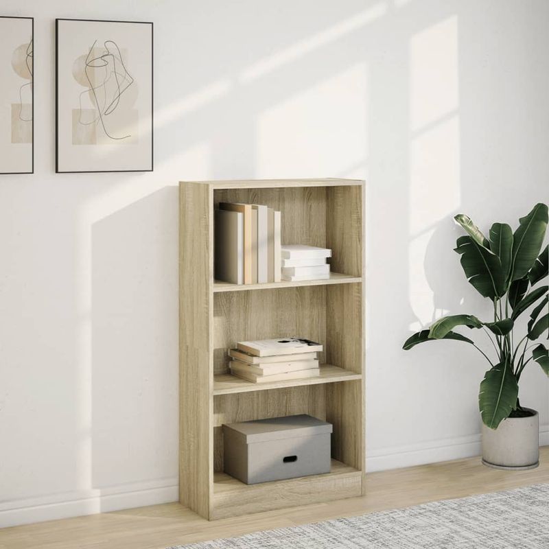 Casa si Gradina - Mobilier - Biblioteci si rafturi - Biblioteci - Biblioteca, stejar sonoma, 60x24x109 cm, lemn prelucrat - Infinity.ro