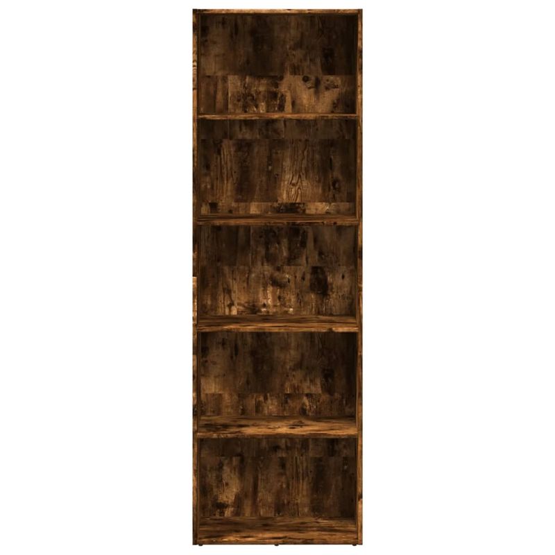 Casa si Gradina - Mobilier - Biblioteci si rafturi - Biblioteci - Biblioteca, stejar fumuriu, 60x30x189 cm, lemn prelucrat - Infinity.ro