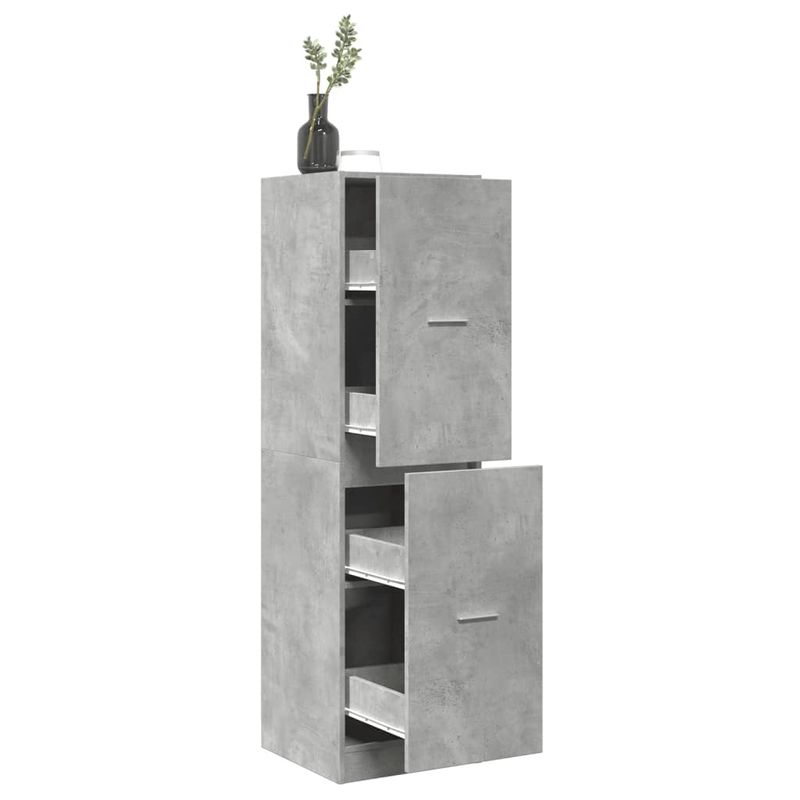 Casa si Gradina - Mobilier - Dulapuri si sifoniere - Dulapuri - Dulap de farmacie, gri beton, 40x41x144,5 cm, lemn prelucrat - Infinity.ro