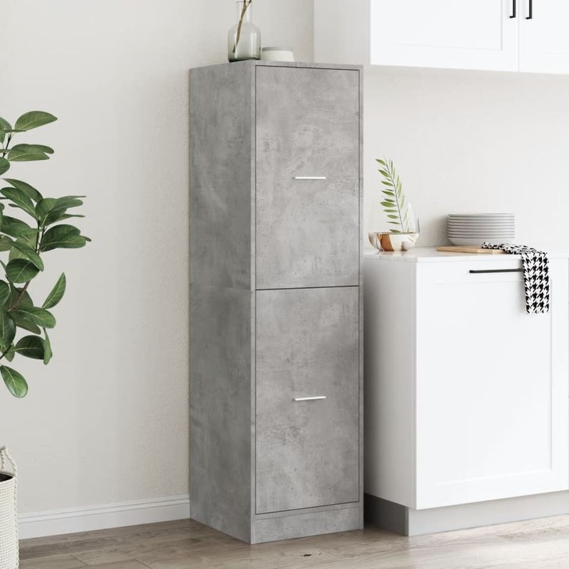Casa si Gradina - Mobilier - Dulapuri si sifoniere - Dulapuri - Dulap de farmacie, gri beton, 40x41x144,5 cm, lemn prelucrat - Infinity.ro