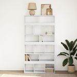 Casa si Gradina - Mobilier - Biblioteci si rafturi - Biblioteci - Biblioteca, alb, 100x33x187,5 cm, lemn prelucrat - Infinity.ro