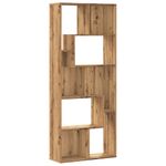 Casa si Gradina - Mobilier - Biblioteci si rafturi - Biblioteci - Biblioteca, stejar artizanal, 67x24x161 cm, lemn prelucrat - Infinity.ro