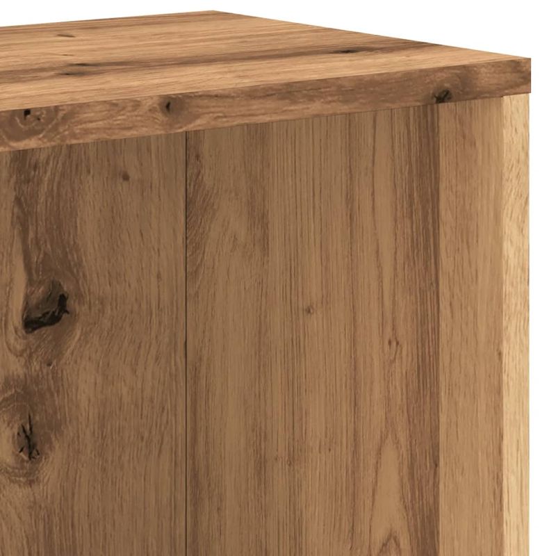Casa si Gradina - Mobilier - Biblioteci si rafturi - Biblioteci - Biblioteca, stejar artizanal, 67x24x161 cm, lemn prelucrat - Infinity.ro