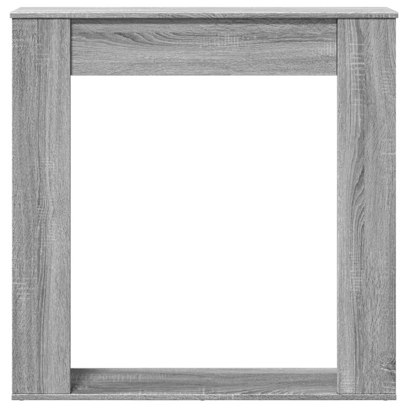 Casa si Gradina - Termice - Sobe, Seminee si accesorii - Accesorii seminee si sobe - Masca de semineu, sonoma gri, 100x20x100 cm, lemn prelucrat - Infinity.ro