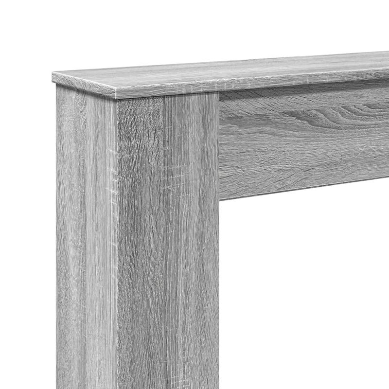 Casa si Gradina - Termice - Sobe, Seminee si accesorii - Accesorii seminee si sobe - Masca de semineu, sonoma gri, 100x20x100 cm, lemn prelucrat - Infinity.ro