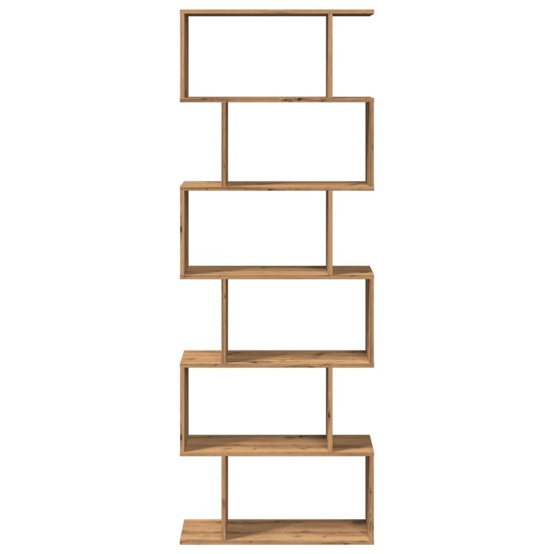 Casa si Gradina - Mobilier - Biblioteci si rafturi - Biblioteci - Biblioteca/separator 6 nivel stejar artizanal 70x24x193 cm lemn - Infinity.ro