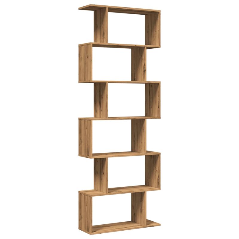 Casa si Gradina - Mobilier - Biblioteci si rafturi - Biblioteci - Biblioteca/separator 6 nivel stejar artizanal 70x24x193 cm lemn - Infinity.ro