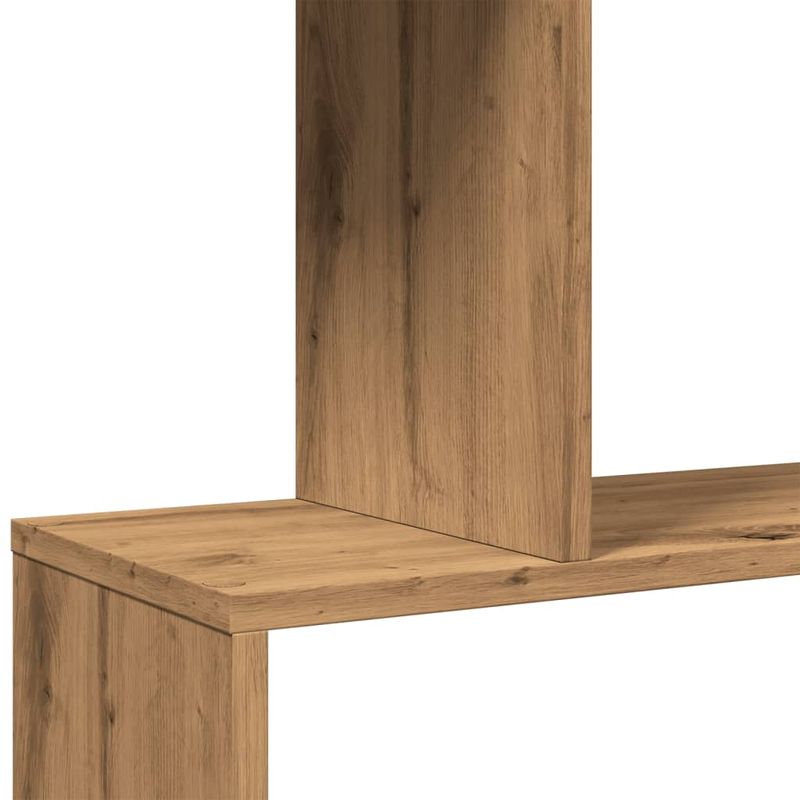 Casa si Gradina - Mobilier - Biblioteci si rafturi - Biblioteci - Biblioteca/separator 6 nivel stejar artizanal 70x24x193 cm lemn - Infinity.ro