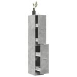 Casa si Gradina - Mobilier - Dulapuri si sifoniere - Dulapuri - Dulap de farmacie, gri beton, 30x41x174,5 cm, lemn prelucrat - Infinity.ro