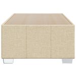 Casa si Gradina - Mobilier - Paturi si accesorii - Paturi - Cadru de pat, crem, 90 x 200 cm, material textil - Infinity.ro